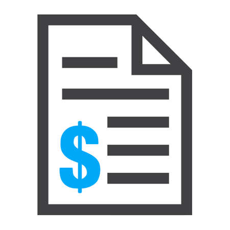 Price list icon on a white background. Isolated price list symbol with flat style.の写真素材