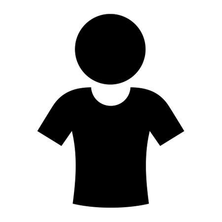 Boy icon on a white background. Isolated boy symbol with flat style.の写真素材