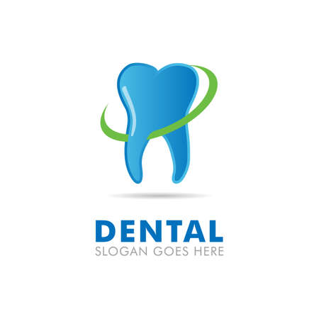 dentist tooth business company illustration.のイラスト素材