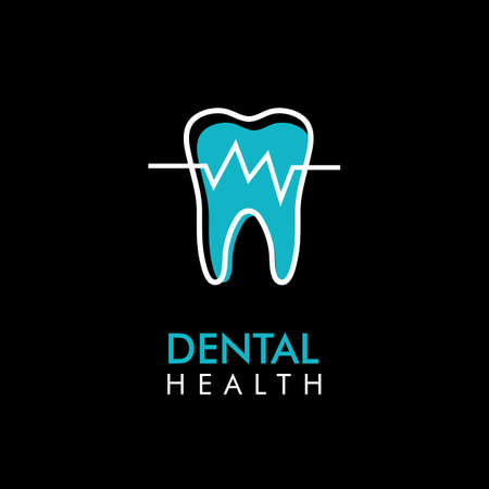 Tooth dental health medical logoのイラスト素材