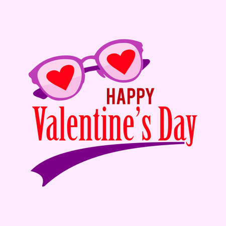 Happy valentines day love vector signのイラスト素材