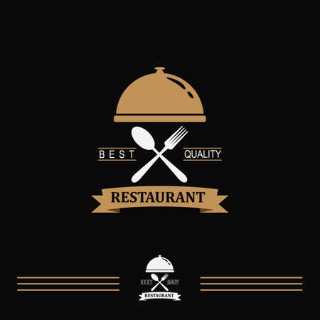 Food restaurant vintage logoのイラスト素材