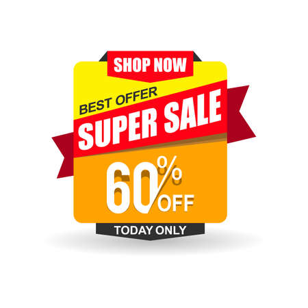Best offer promotion discount 60 vector