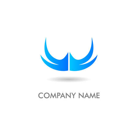 Abstract wing company logoのイラスト素材