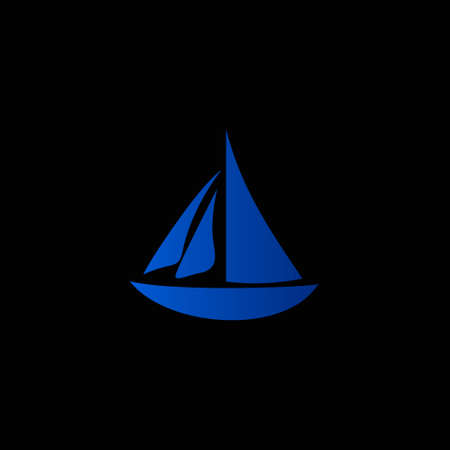 Sailing boat logo.のイラスト素材
