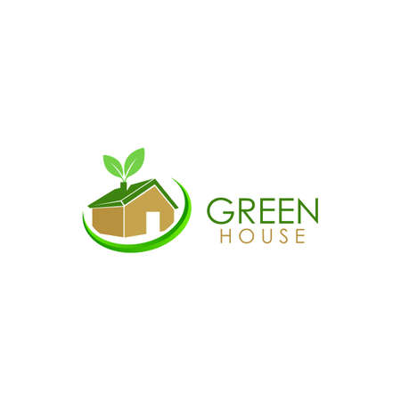 green house realty company logoのイラスト素材