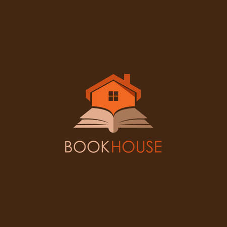 book house company logoのイラスト素材