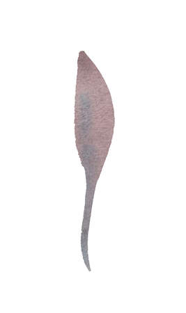 Ethnic, watercolor spring leaf will decorate leaflets, packaging,  theme of health and beauty.の写真素材