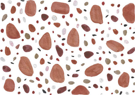 Abstract strokes background similar to leopard print and terrazzo at the same time are very artistic and creative, which will allow your design to be more recognizable.の写真素材