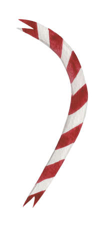 Festive ribbons on a white background. Perfect for: New Years, Christmas and Thanksgivingの写真素材