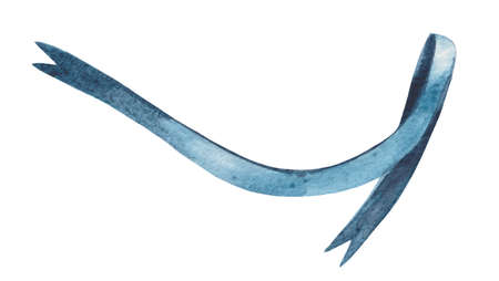 Festive ribbons on a white background. Perfect for: New Years, Christmas and Thanksgiving.の写真素材