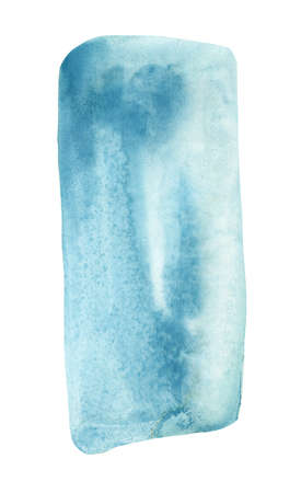 Abstract form in blue, suitable as a separate element or background. Hand drawn on a white background.の写真素材