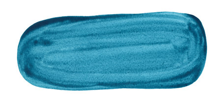Abstract form in blue, suitable as a separate element or background. Hand drawn on a white background.の写真素材