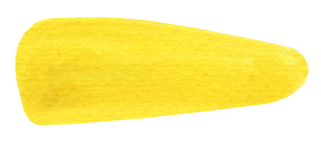 Abstract form in yellow, suitable as a separate element or background. Hand drawn on a white background.の写真素材