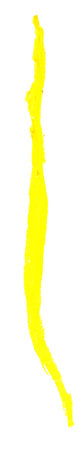 Abstract form in yellow, suitable as a separate element or background. Hand drawn on a white background.の写真素材