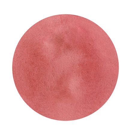 Watercolor abstract romantic background in the form of a circle for lettering and inscriptions, greetings. Hand-drawn on paper and then digitized. Suitable for wedding events, Valentine's day.の写真素材