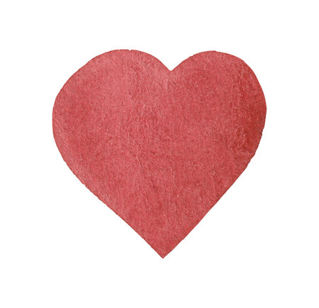 Red stylized heartの写真素材