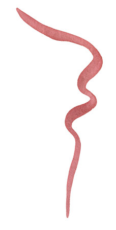 Red abstraction on a white backgroundの写真素材