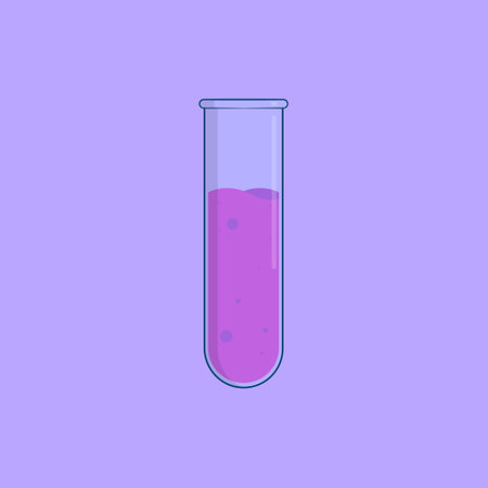 Chemistry Test tube Vector Icon Chemical Test tube iconのイラスト素材