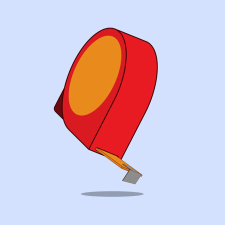 Inch ft Measuring Tape Vector Icon Illustration Height length Measure vectorのイラスト素材
