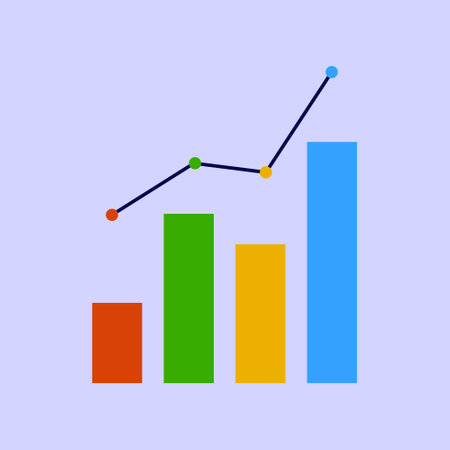 Business Chart Data Vector Icon Illustration Business Chartのイラスト素材