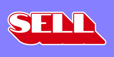 Sell Shopping Vector Icon. sell buttons banner icon. shopping button vectorのイラスト素材