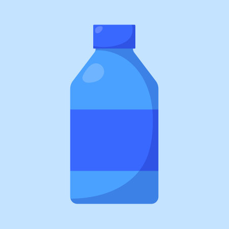 Water Bottles Icon Vector. Water Bottles icon illustrations. water gallon flat bottleのイラスト素材