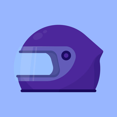 Motercycle helmet vector. bike helmet protection icon vector illustration. helmet bike illustrationのイラスト素材
