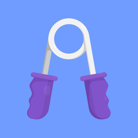 gym strength grips vector. power grip illustrationのイラスト素材