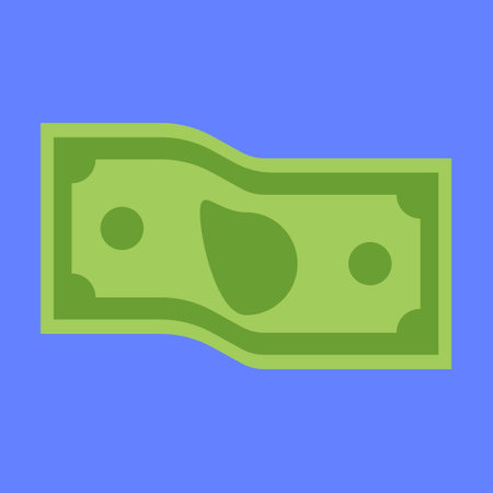 Dollar Cash icon vector. Dollar Money illustration. cash dollar bill icon.