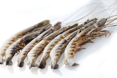 Garnelen Paar, Garnelen Schwänze, Garnelen schmackhaftの写真素材