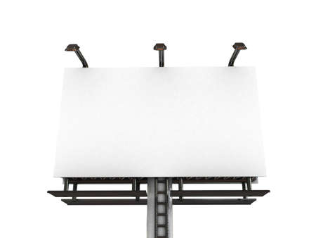 3D Blank big billboard,isolated,put your own text here の写真素材