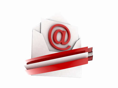 isolated e-mail concept 