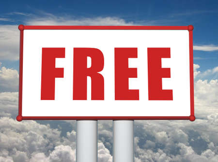 free billboard の写真素材