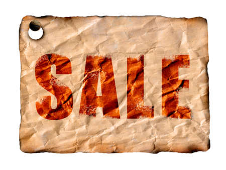 sale old paper の写真素材