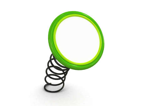 3d spring sign isolated の写真素材