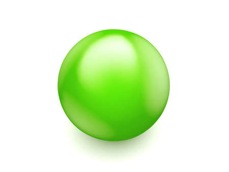 3d ball isolated on white backgroundの写真素材