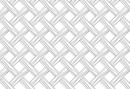 Geometric texture, repeating linear abstract pattern Thin black line vector pattern. Diagonally laid bricks Scandinavian style brick background for Herringbone patternのイラスト素材