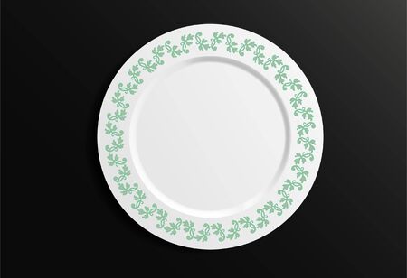 Vector Illustration. Round Geometric Floral Pattern. Oriental Pattern. Indian, Moroccan, Mystic, Ottoman Motifs.のイラスト素材