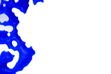 Detail of organic figure in shades of blueのeditorial素材