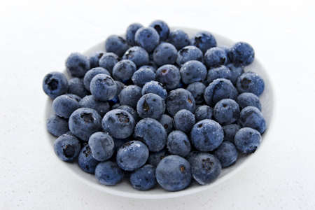 Blueberries isolatedの写真素材