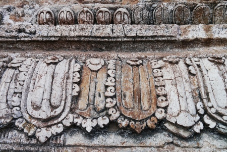 Stucco decoration on the pagodaの写真素材