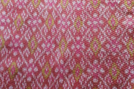 Traditional Thai silk texture の写真素材