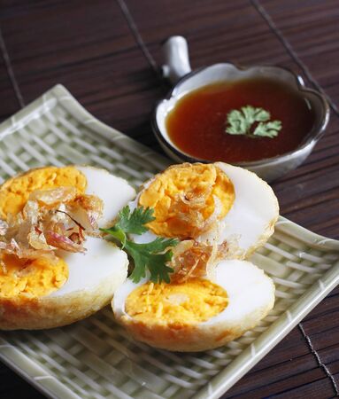 Thai food Akelokeki with pepper and onions.の写真素材
