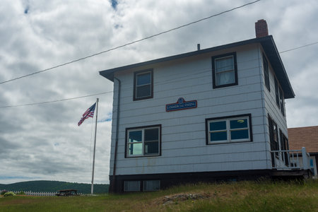Eagle Harbor, MI, USA - June 22, 2022: Commercial Fishing Museumのeditorial素材