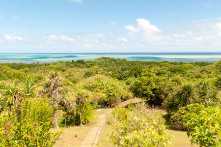Panorama Palau Micronesiaの写真素材
