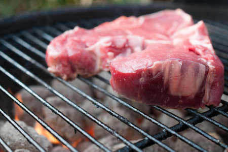 grilled meatの写真素材