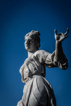 caserta garden statueのeditorial素材