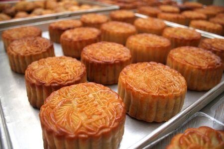 moon cakeの写真素材