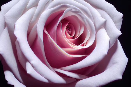 Beautiful pink rose illustration. Made to look like a macro photograph. Can be used as backgroundの写真素材